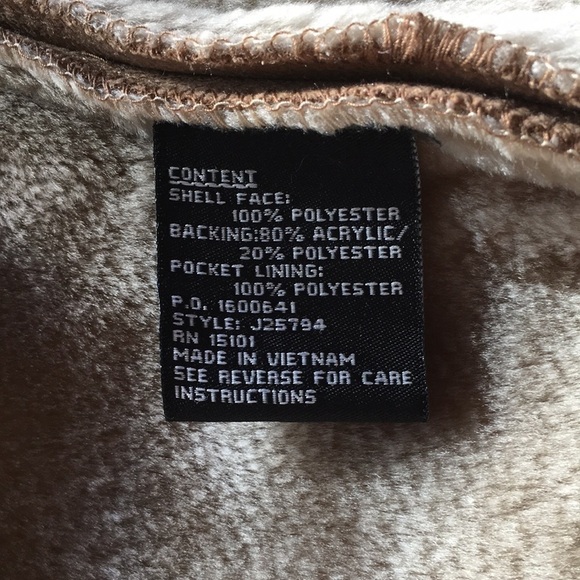 JONES NEW YORK Sherpa Coat Faux Shearling XL - Picture 10 of 11